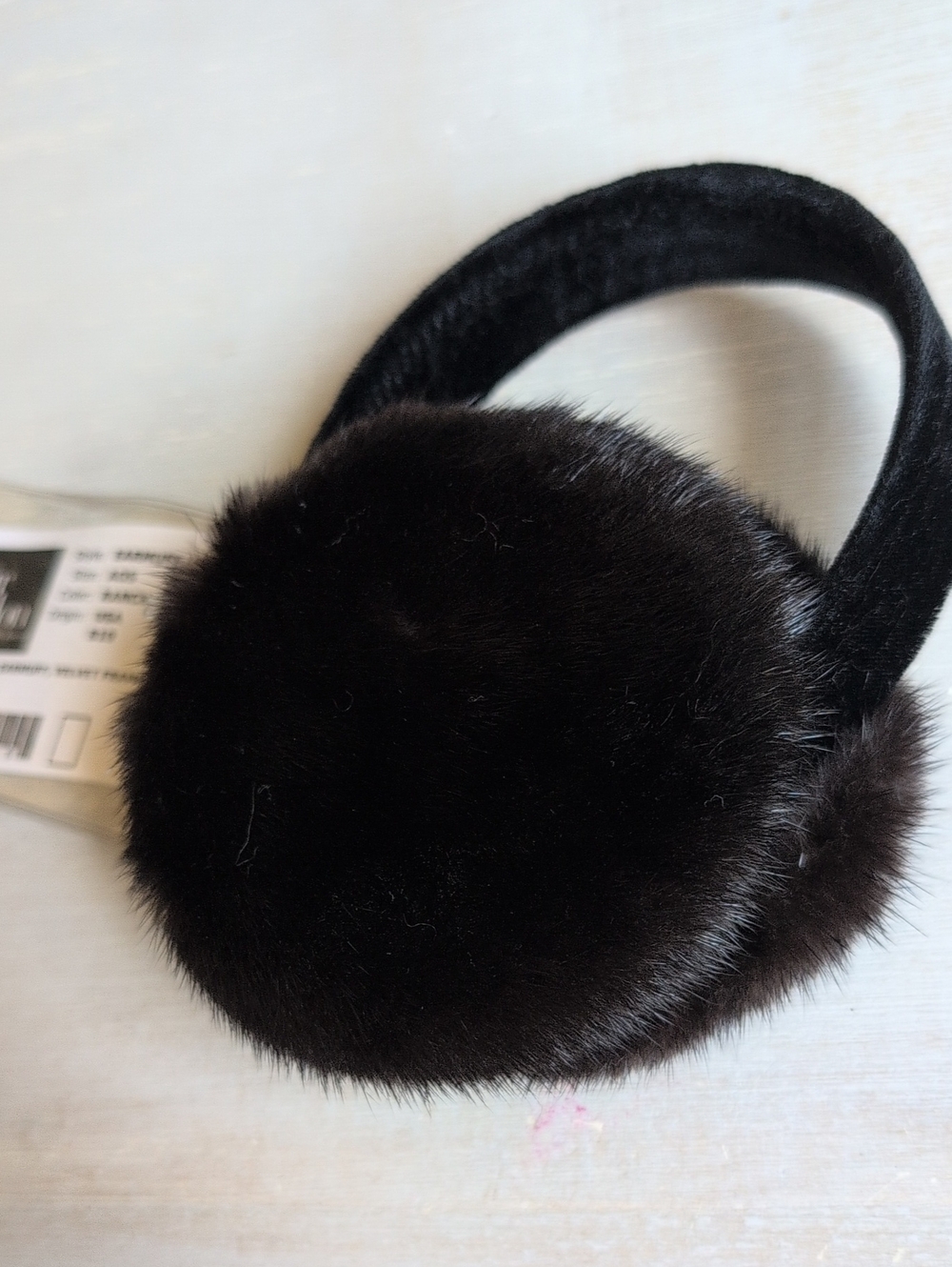 Black Mink Earmuffs - Women Accessories